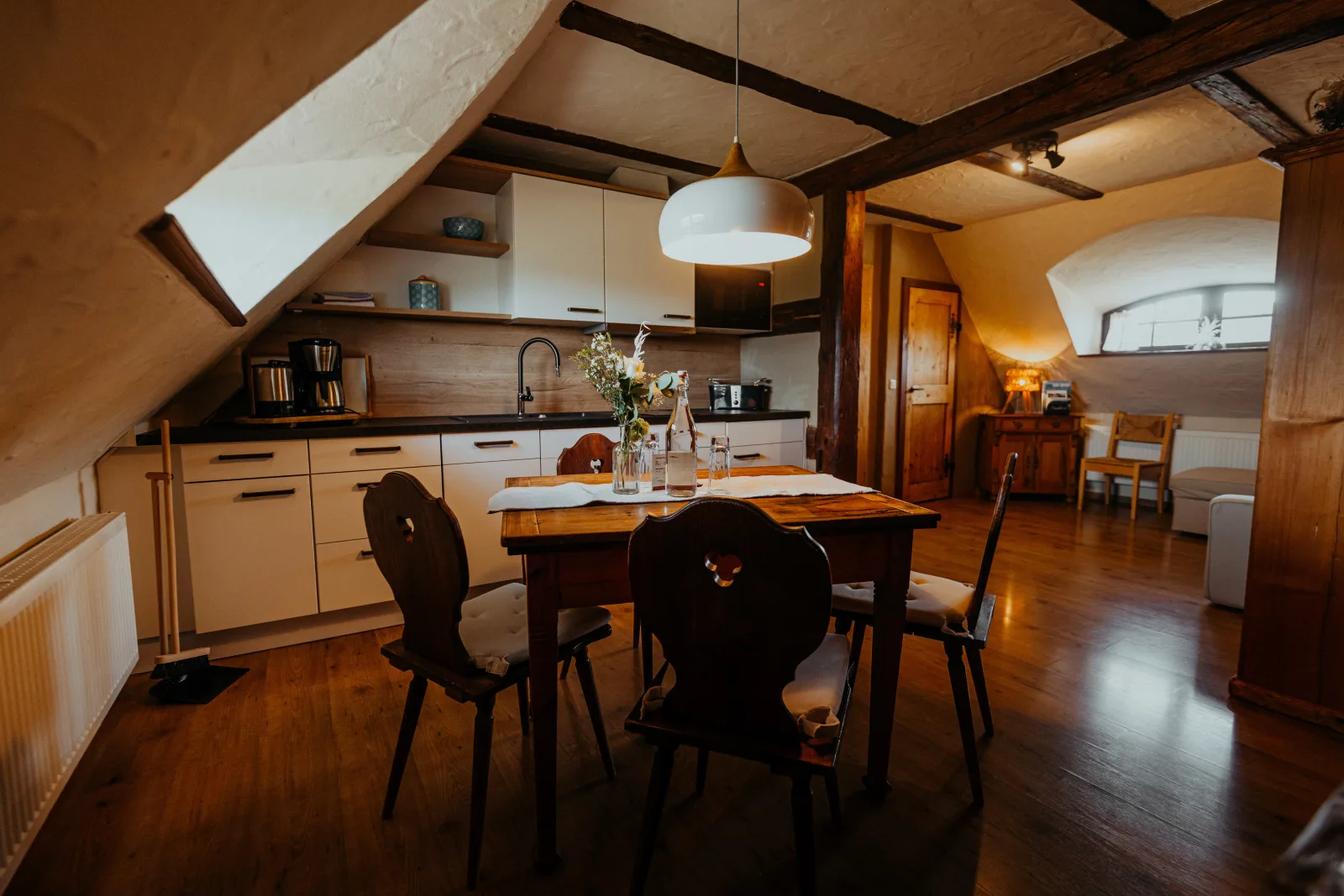 Urlaub im historischen Rittergut Positz aus dem 16. Jahrhundert - individuelles Apartment für 2 bis 4 Personen