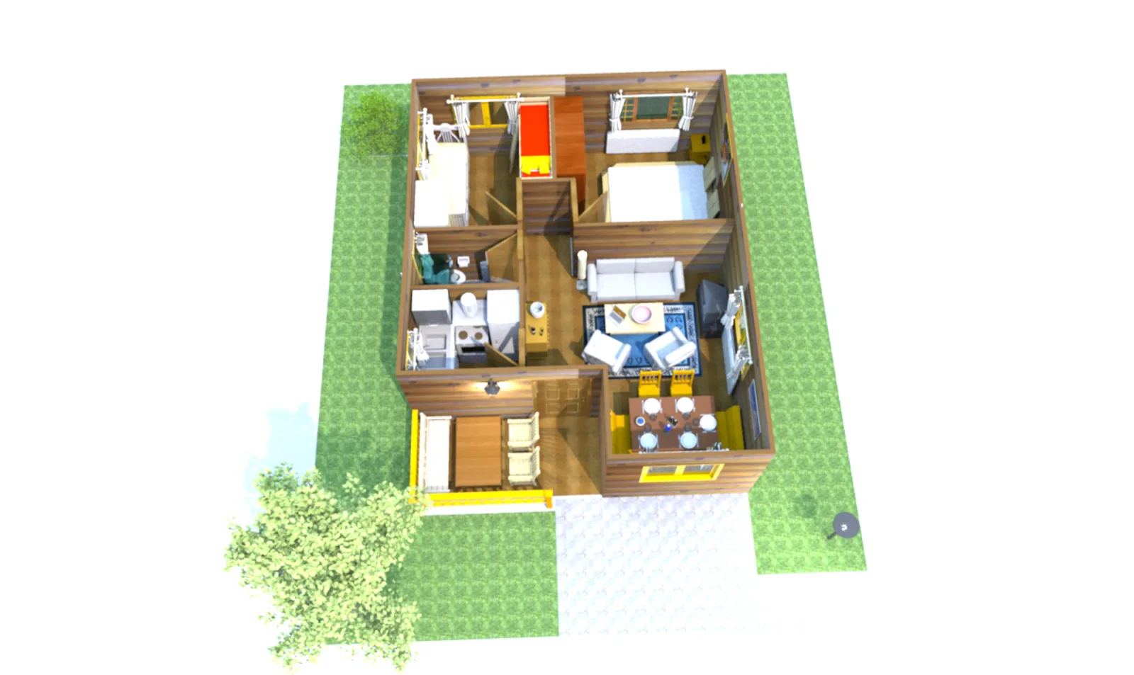 Blockhaus Hedwig Haus 4