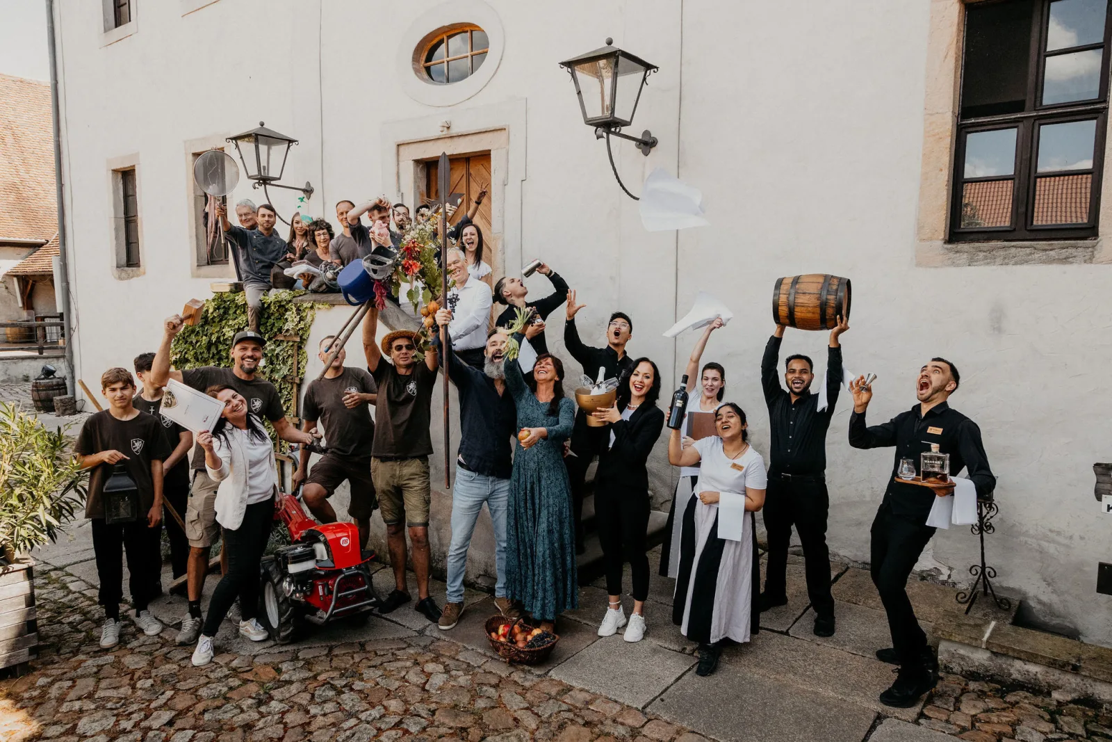 Urlaub im historischen Rittergut Positz aus dem 16. Jahrhundert - Außergewöhnliche Ferienwohnung für  4 - 6 Personen