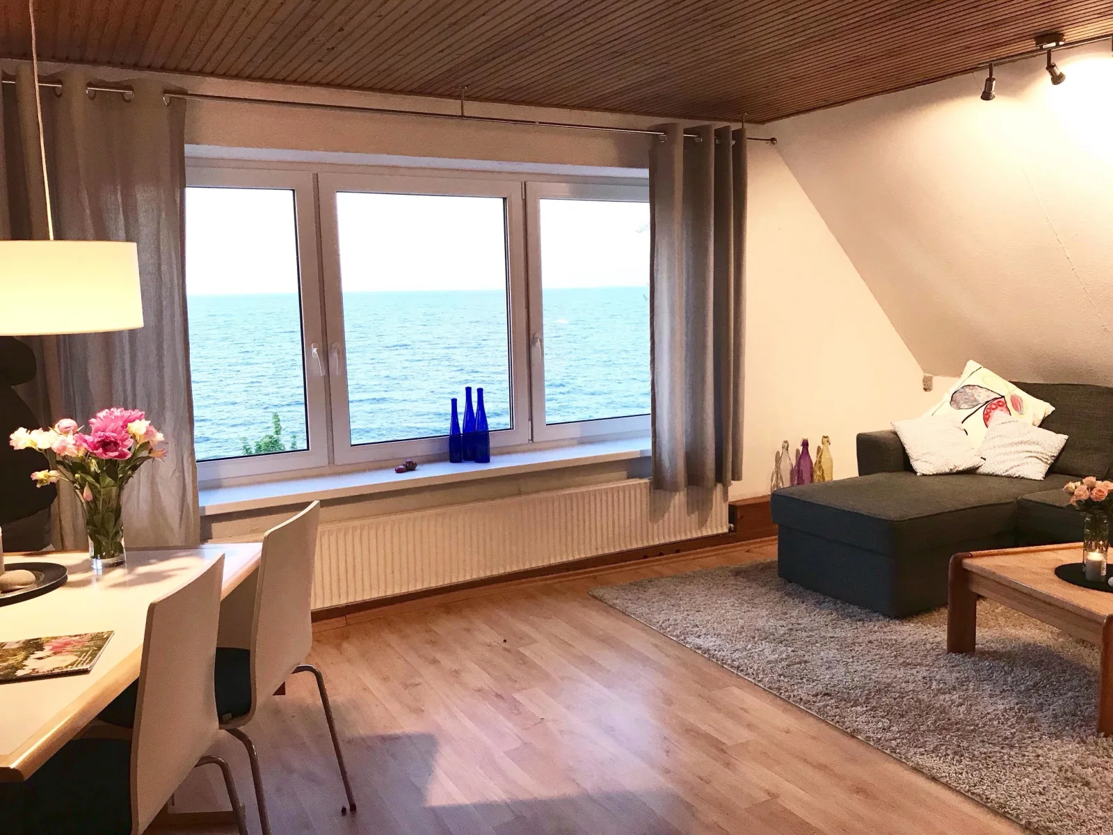 Gudhjem ... unsere Ferienwohnung mit tollem Meerblick