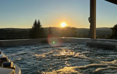 Wellnorama 1 - WellnessFerienhaus mit Pool, Sauna und eigenem Whirlpool mitten in Deutschland
