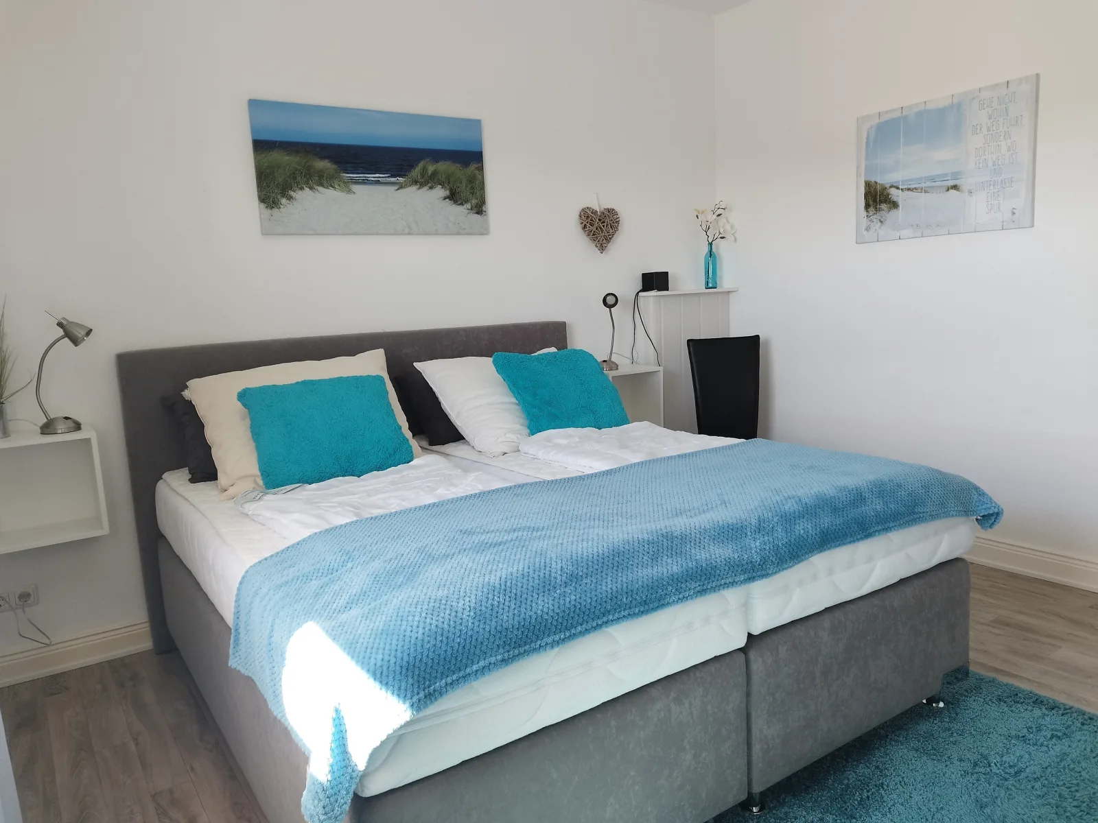 Wohnung mit Meerblick, Box-Bett, Süd- Balkon, eig. Parkplatz, Glasfaser
