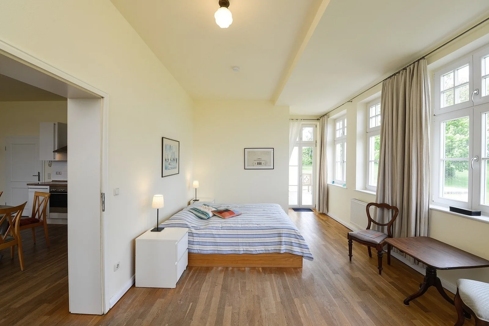 Ferienwohnung 3 mit gr. Terrasse und Wasserblick