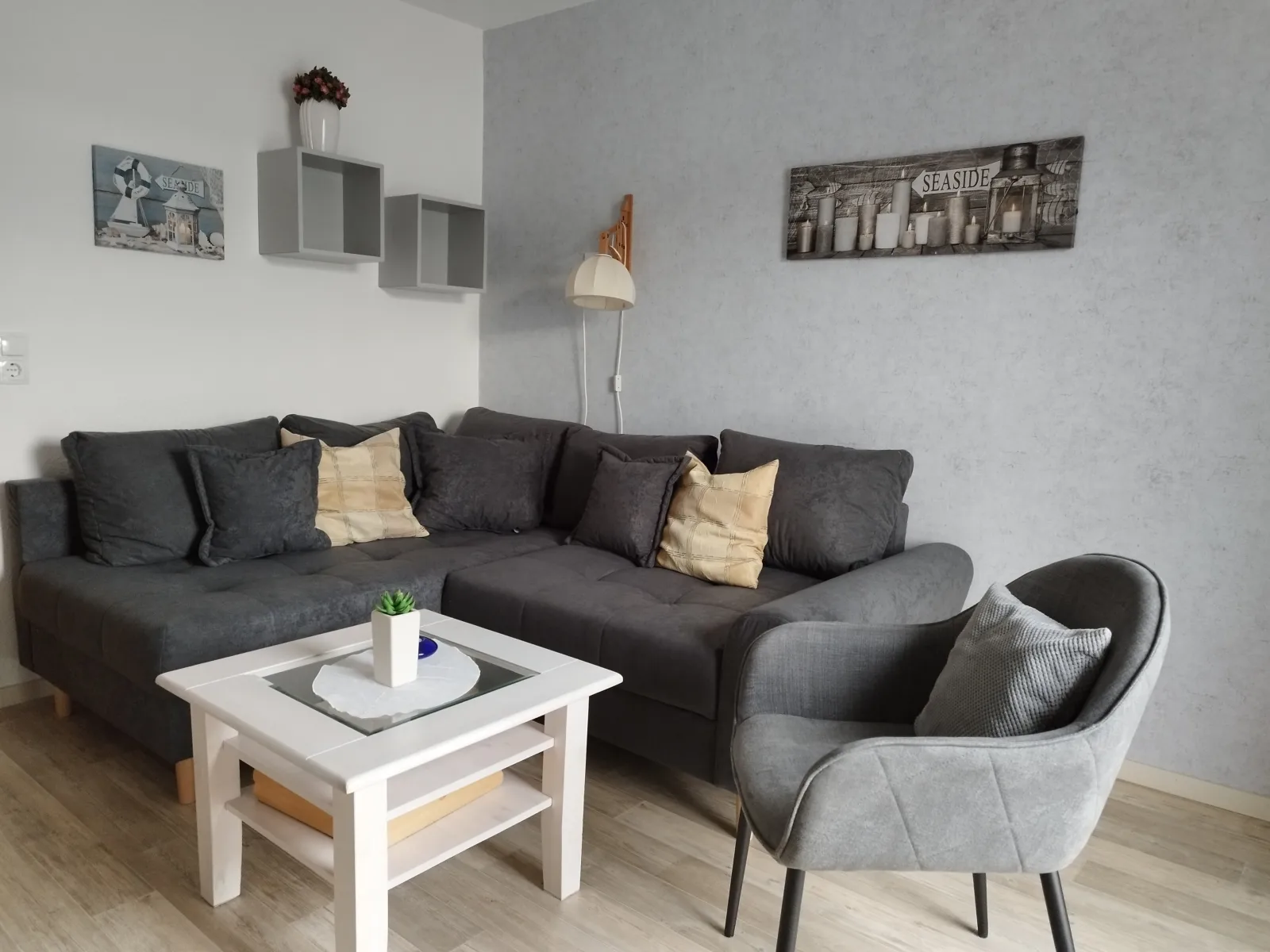 Fewo Nr.1 m. Süd- Balkon, Box-Bett
