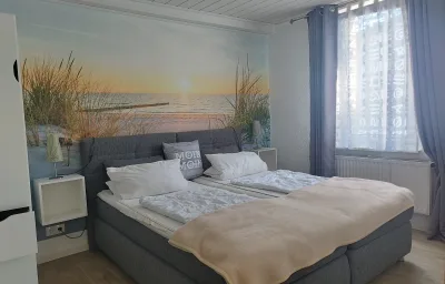 Fewo Nr.1 m. Süd- Balkon, Box-Bett