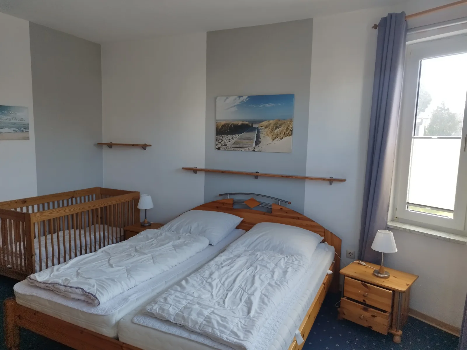 Haus Sandra Fewo 7 mit sonniger Süd- Terrasse, 2 Schlafzi.