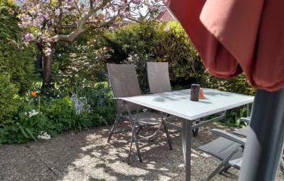 Haus Sandra Fewo 7 mit sonniger Süd- Terrasse, 2 Schlafzi.