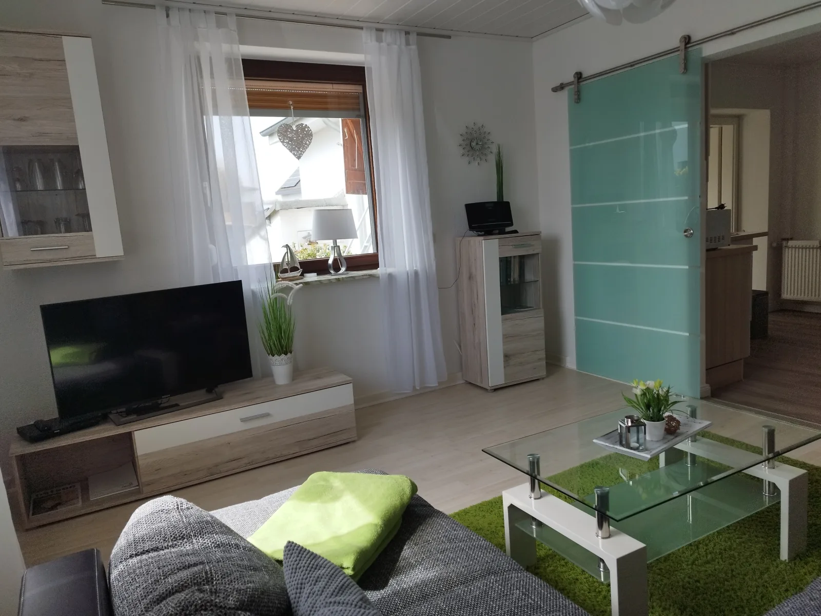 FeWo"Am Deich", Box -Bett, Terrasse, eign                                        . Garten. 70m zum Strand, Fahrradgarage