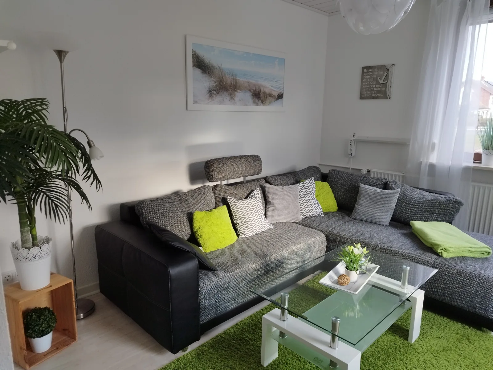 FeWo"Am Deich", Box -Bett, Terrasse, eign                                        . Garten. 70m zum Strand, Fahrradgarage