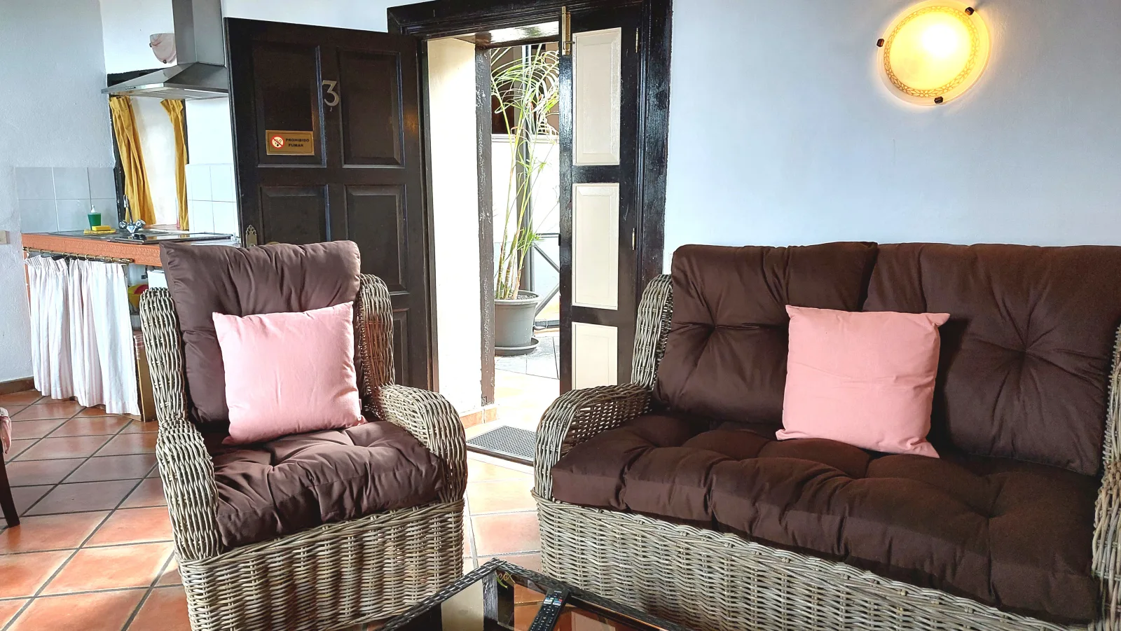 Apartment im englischen Stil mit Meerblick