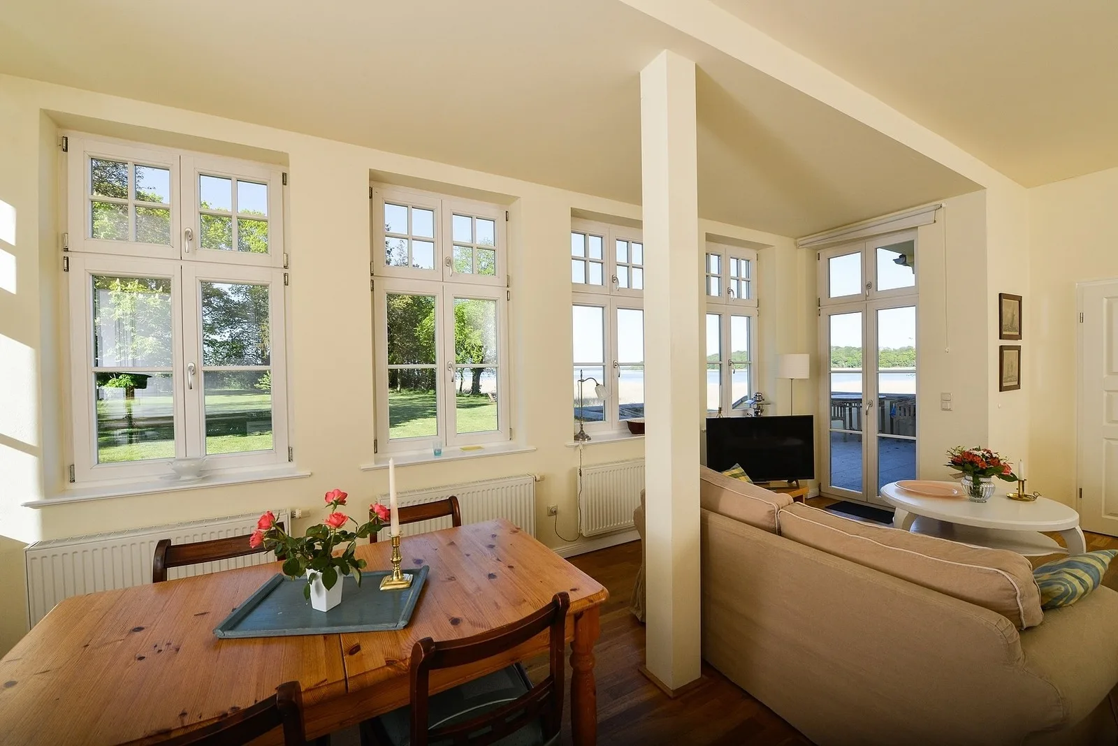 Ferienwohnung 4  Gut Grubnow  Wasserblick