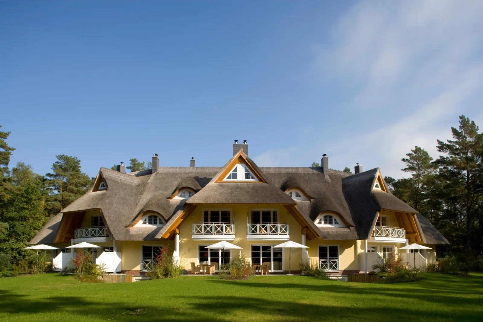 Ferienhaus reetgedeckt I direkt am Meer