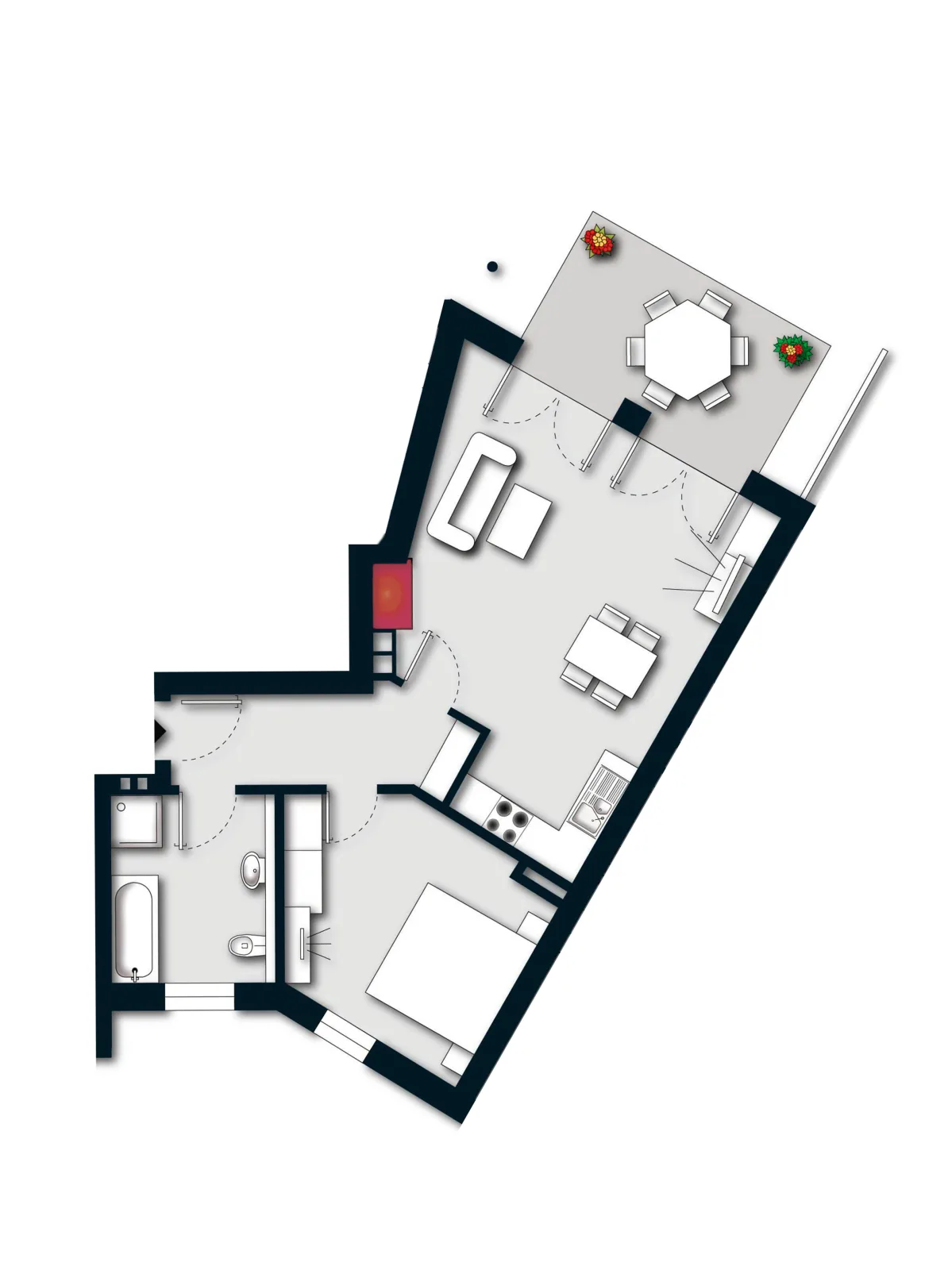 Garten-Ferienwohnung im Haus Sonne