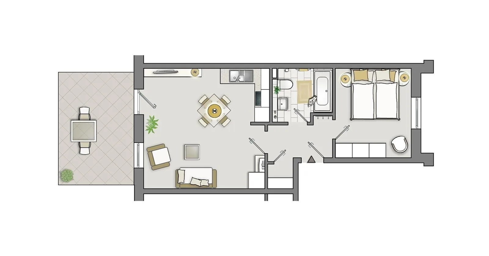 Garten-Ferienwohnung