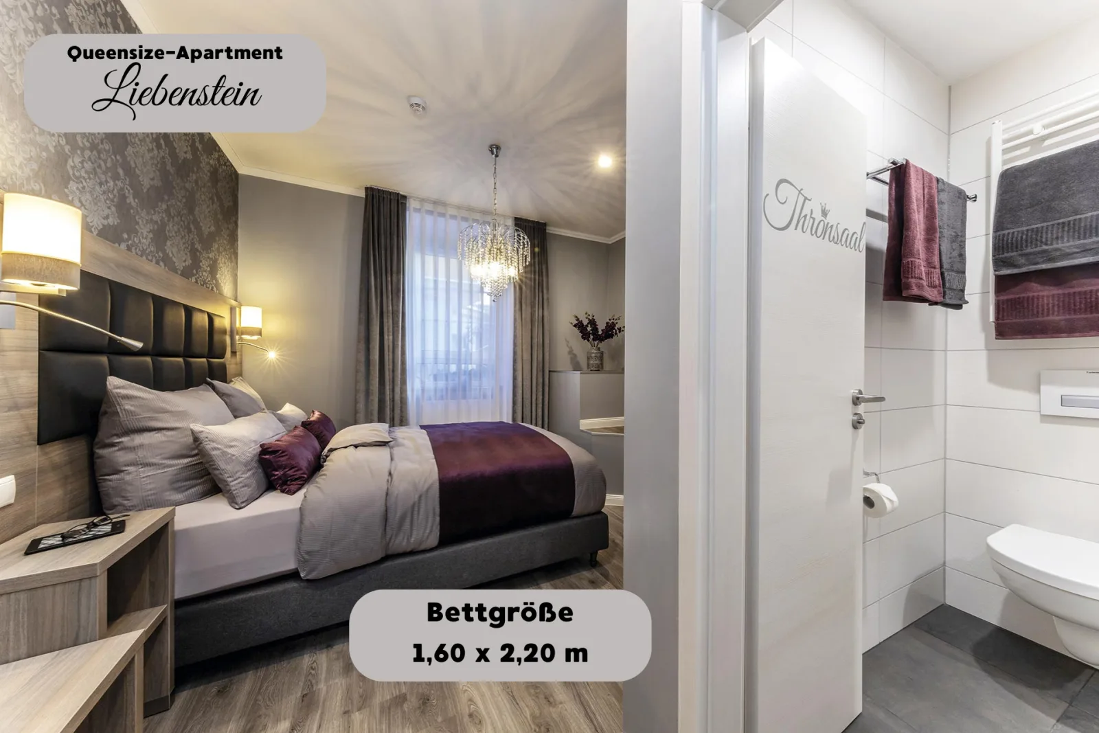 Queensize-Apartment Liebenstein