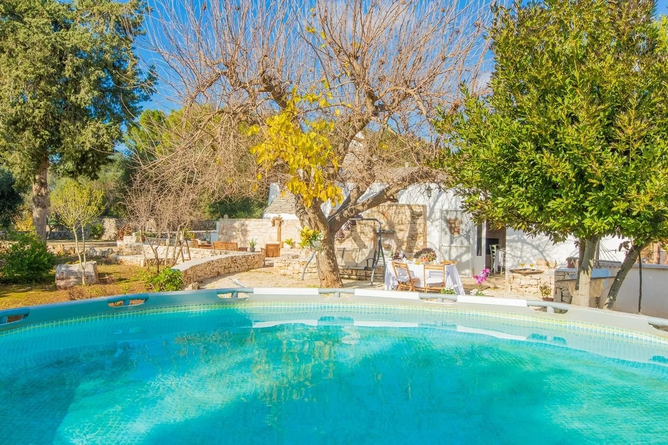 Trullo mit baby pool - internet Starlink