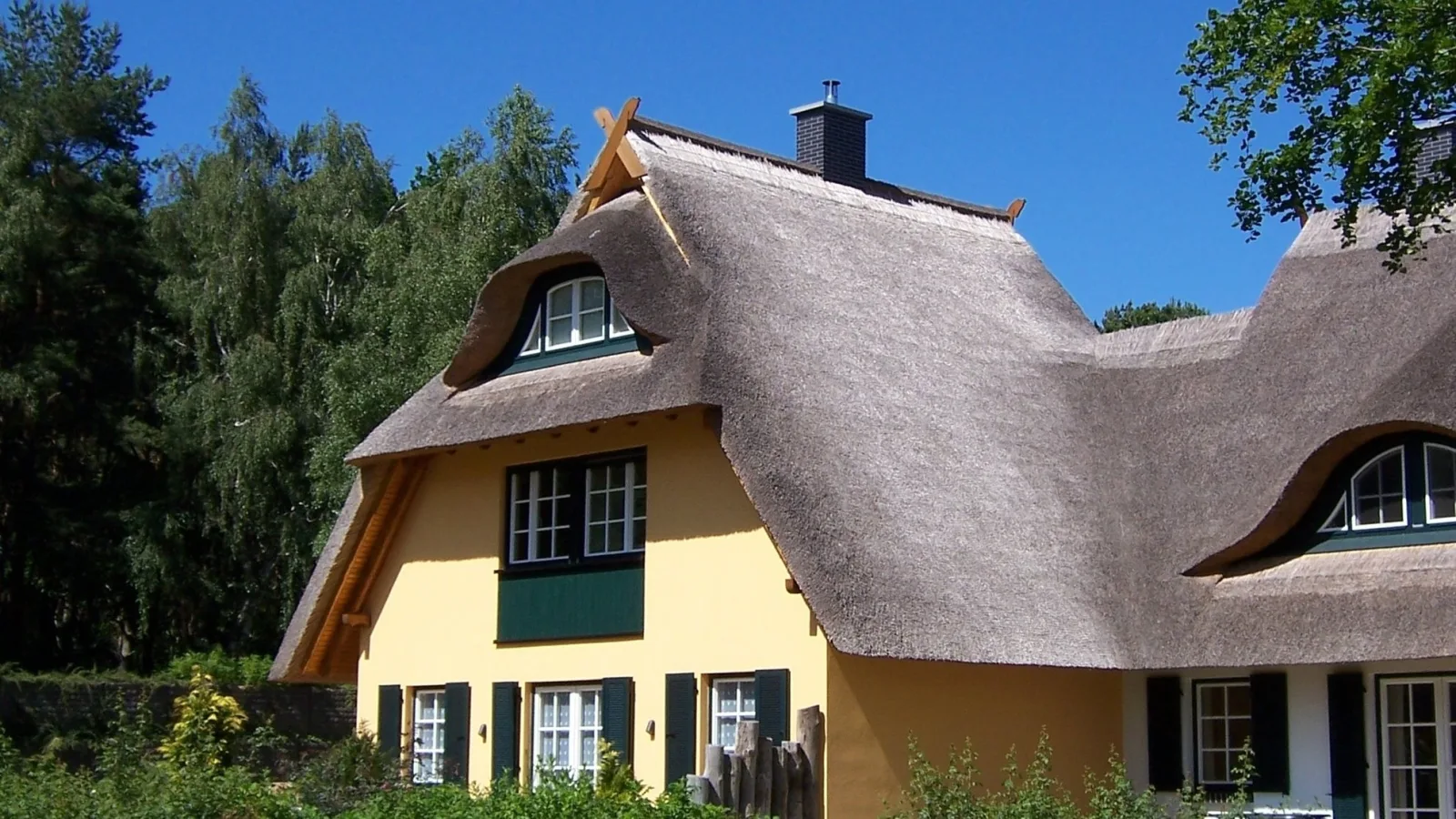 Reetgedecktes Ferienhaus