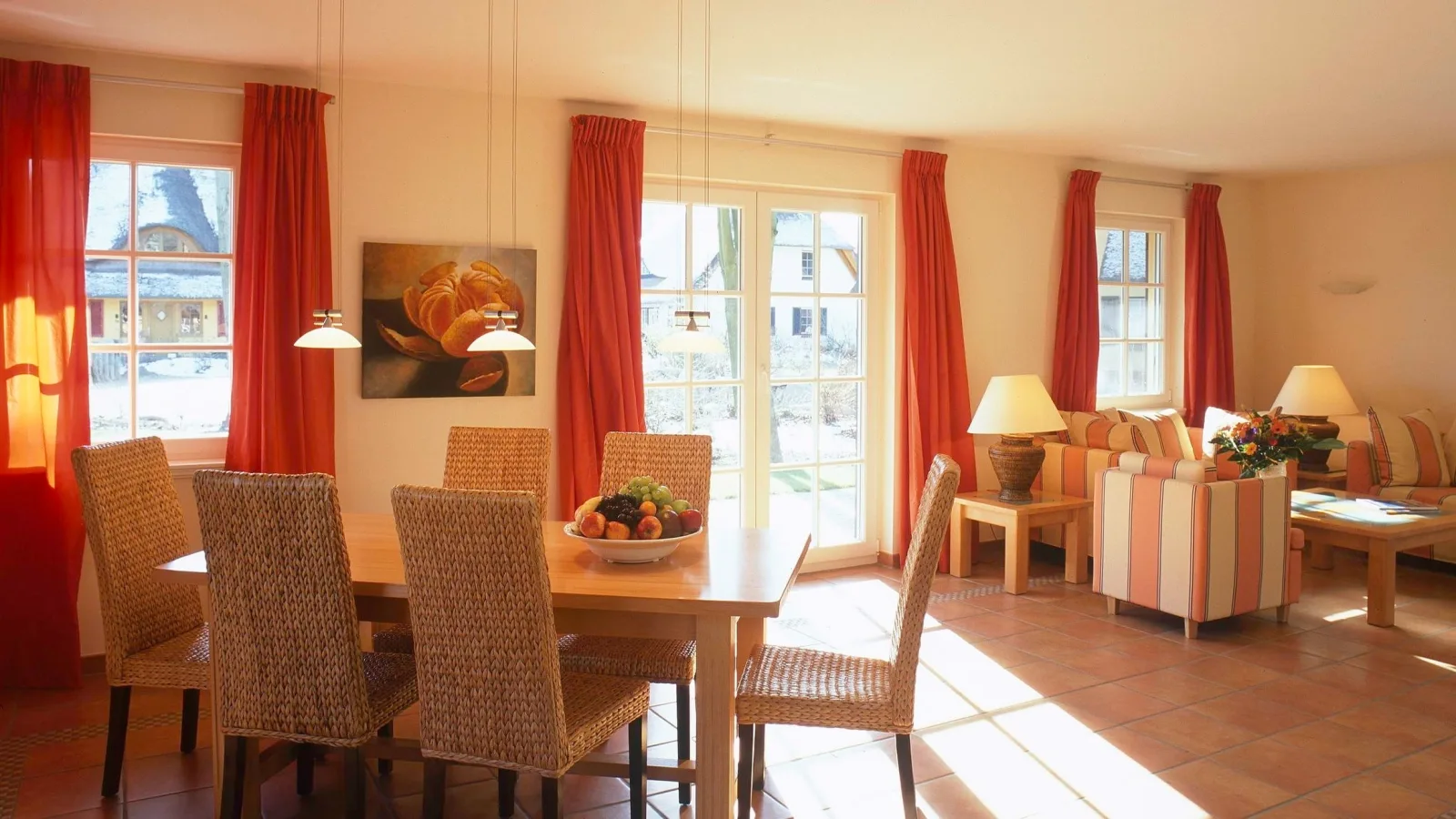 Reetgedecktes Ferienhaus