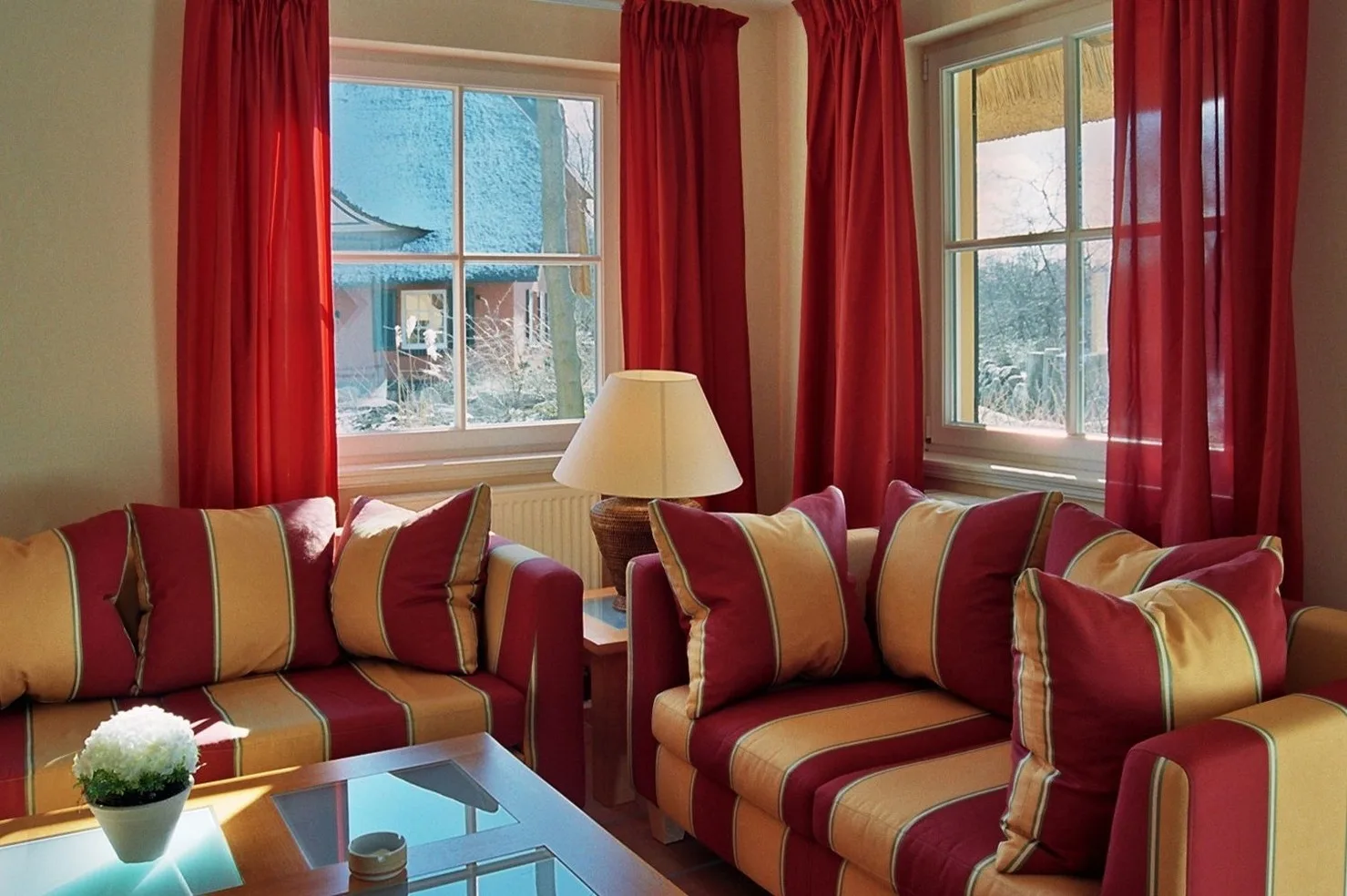 Reetgedecktes Ferienhaus