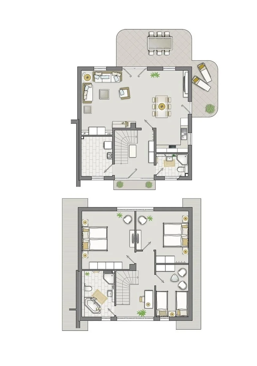 Reetgedecktes Ferienhaus