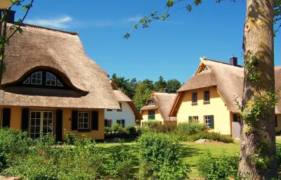 Reetgedecktes Ferienhaus