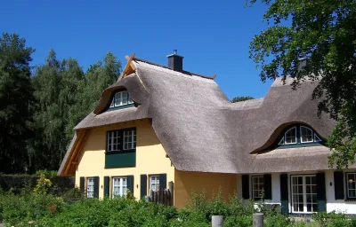 Reetgedecktes Ferienhaus