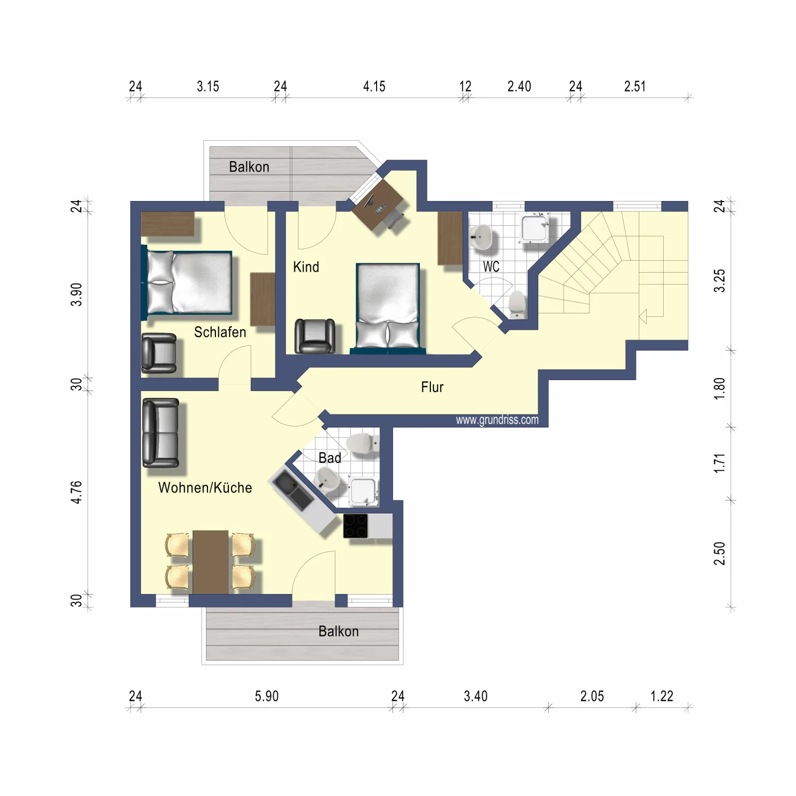 Appartment Roßbrand