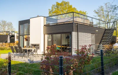Excellent Cube mit Dachterrasse. Meerblick und Strand