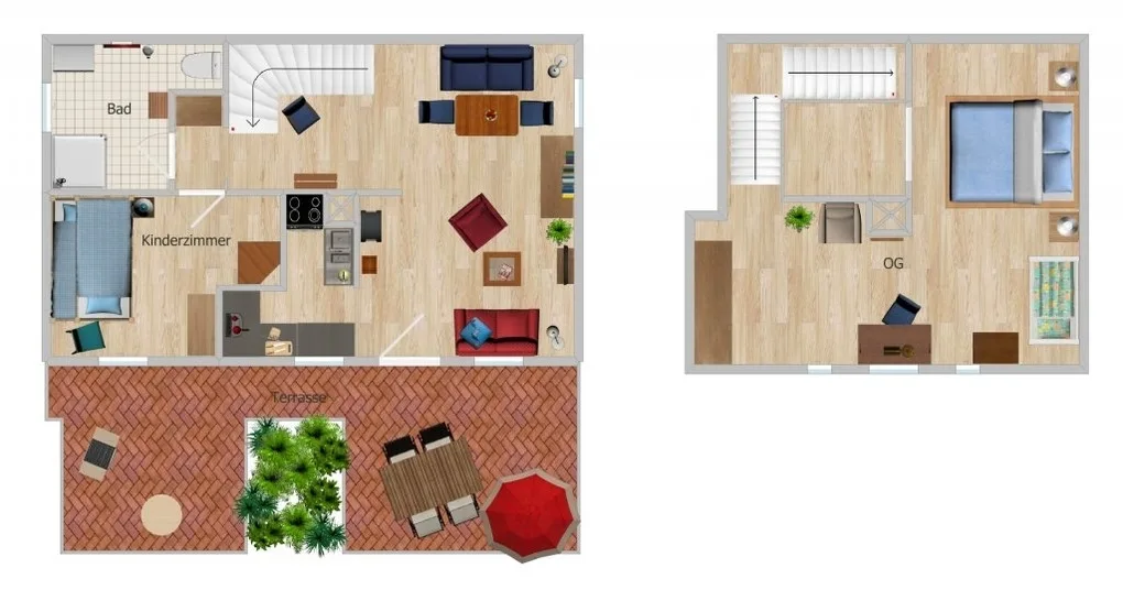 Landhaus up de Warft - Friesenrose