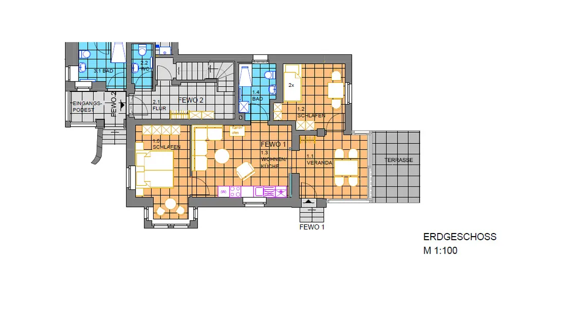 Prima Klima Villa - Ferienwohnung Steinbrecher