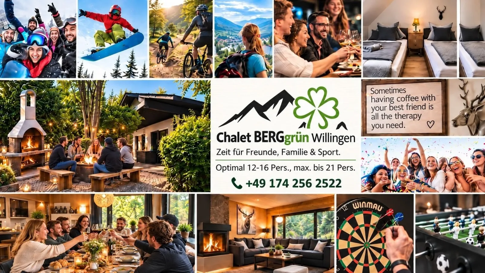 Chalet BERGgrün Willingen - Nähe Skywalk