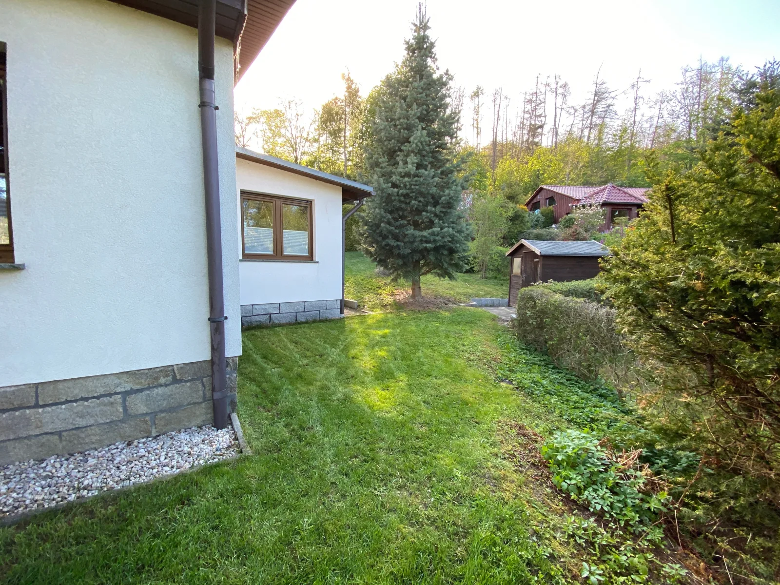 Die kleine Lodge, freistehend, direkte Waldlage, Terrasse, Garten, Grill, WLAN