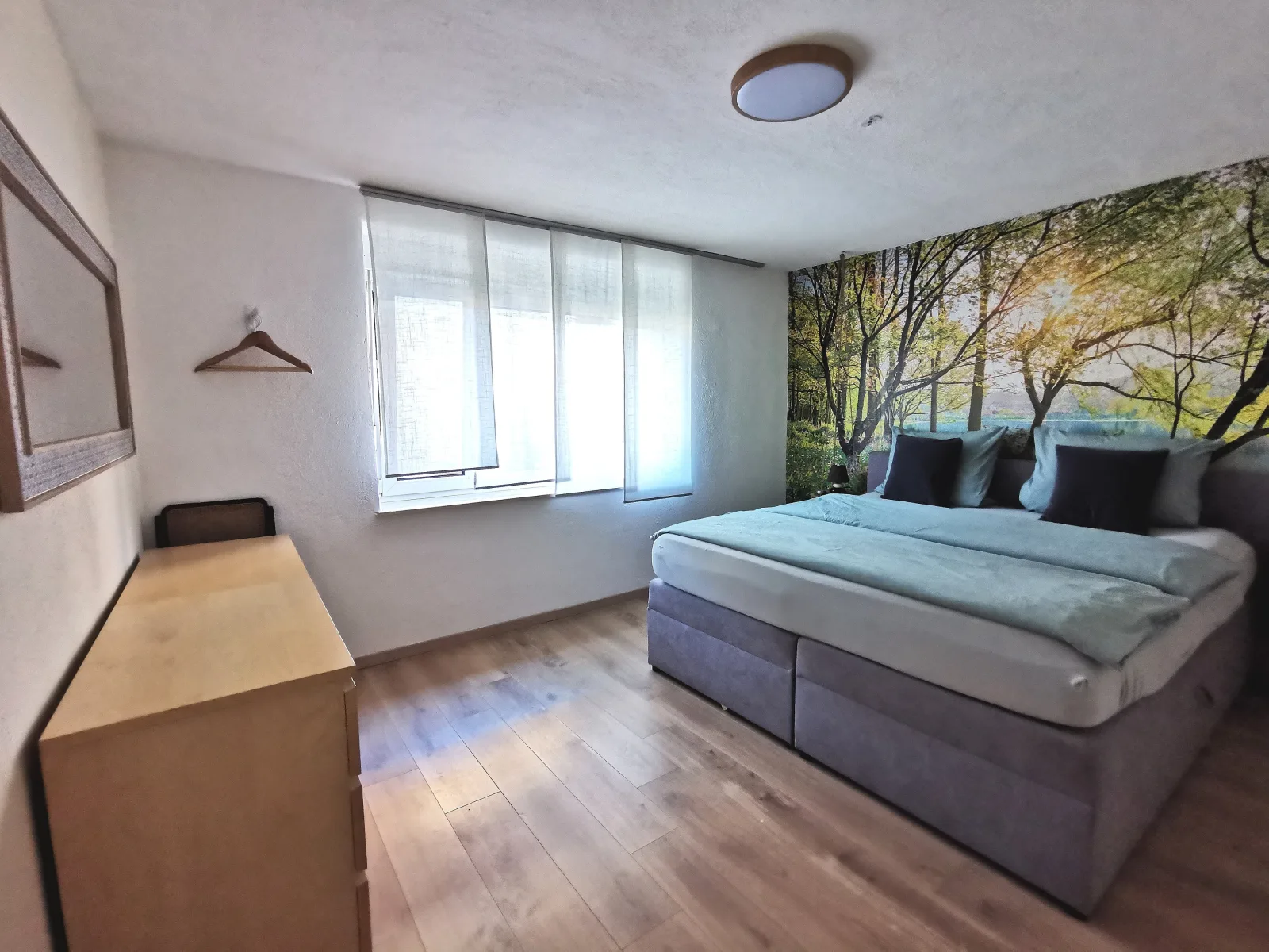 Ferienwohnung im Erdgeschoss direkt am Rad- und Spazierweg