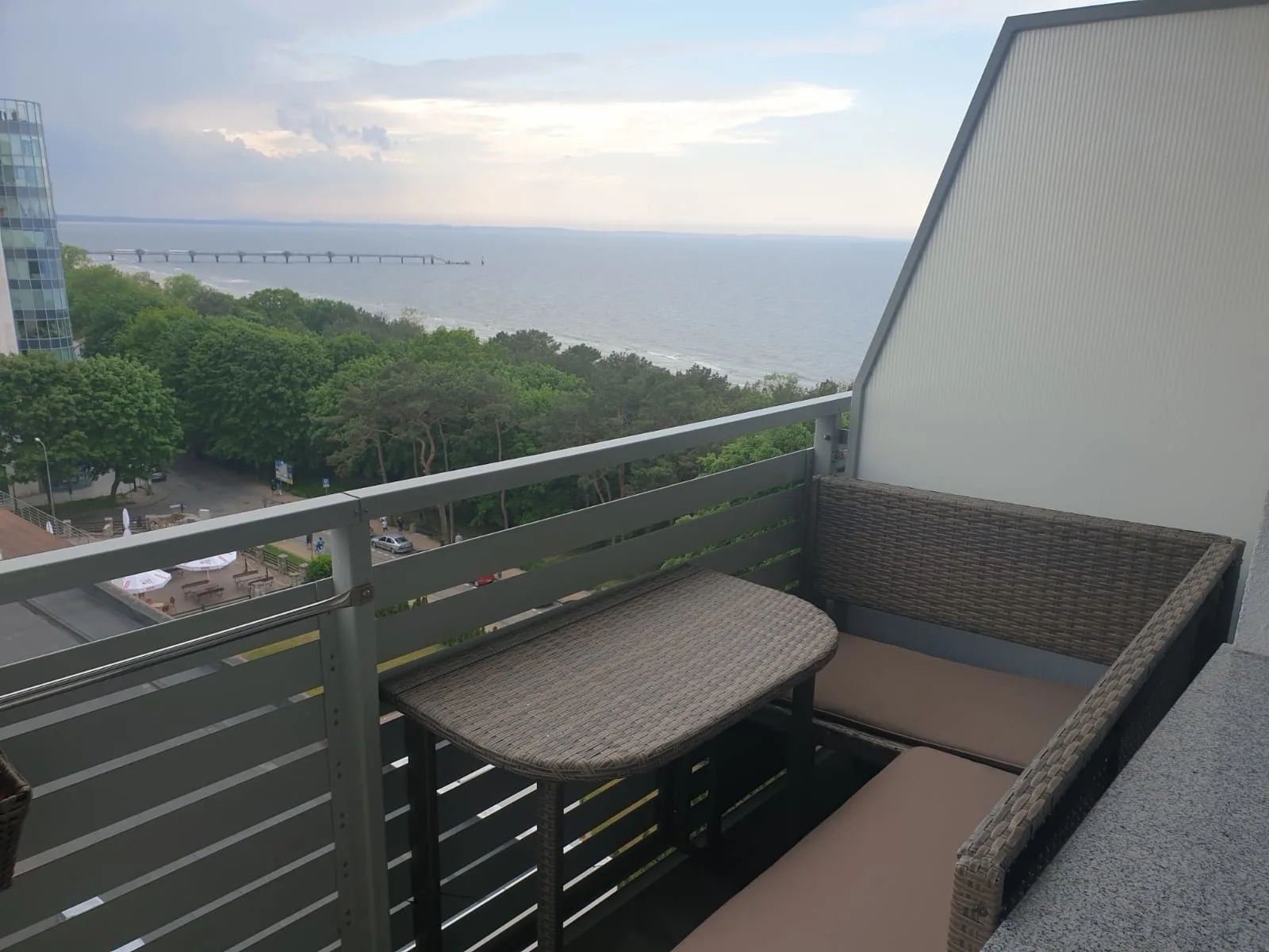 Traum Meerblick / 1.Reihe Strand / Meerblick Balkon /Misdroy Strand / Seebrücke/ Zentrum/ Top Lage/ Boxbett 3 Pers.
