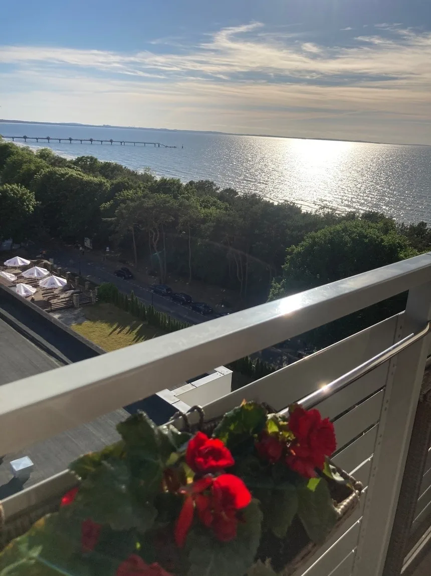 Traum Meerblick / 1.Reihe Strand / Meerblick Balkon /Misdroy Strand / Seebrücke/ Zentrum/ Top Lage/ Boxbett 3 Pers.