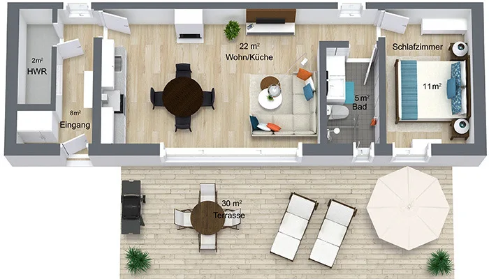 Anna Whg1 BRINKMANNHAUS - fein und praktisch - fast am Strand, Terrasse, Grill