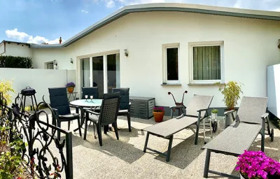 Anna Whg1 BRINKMANNHAUS - fein und praktisch - fast am Strand, Terrasse, Grill