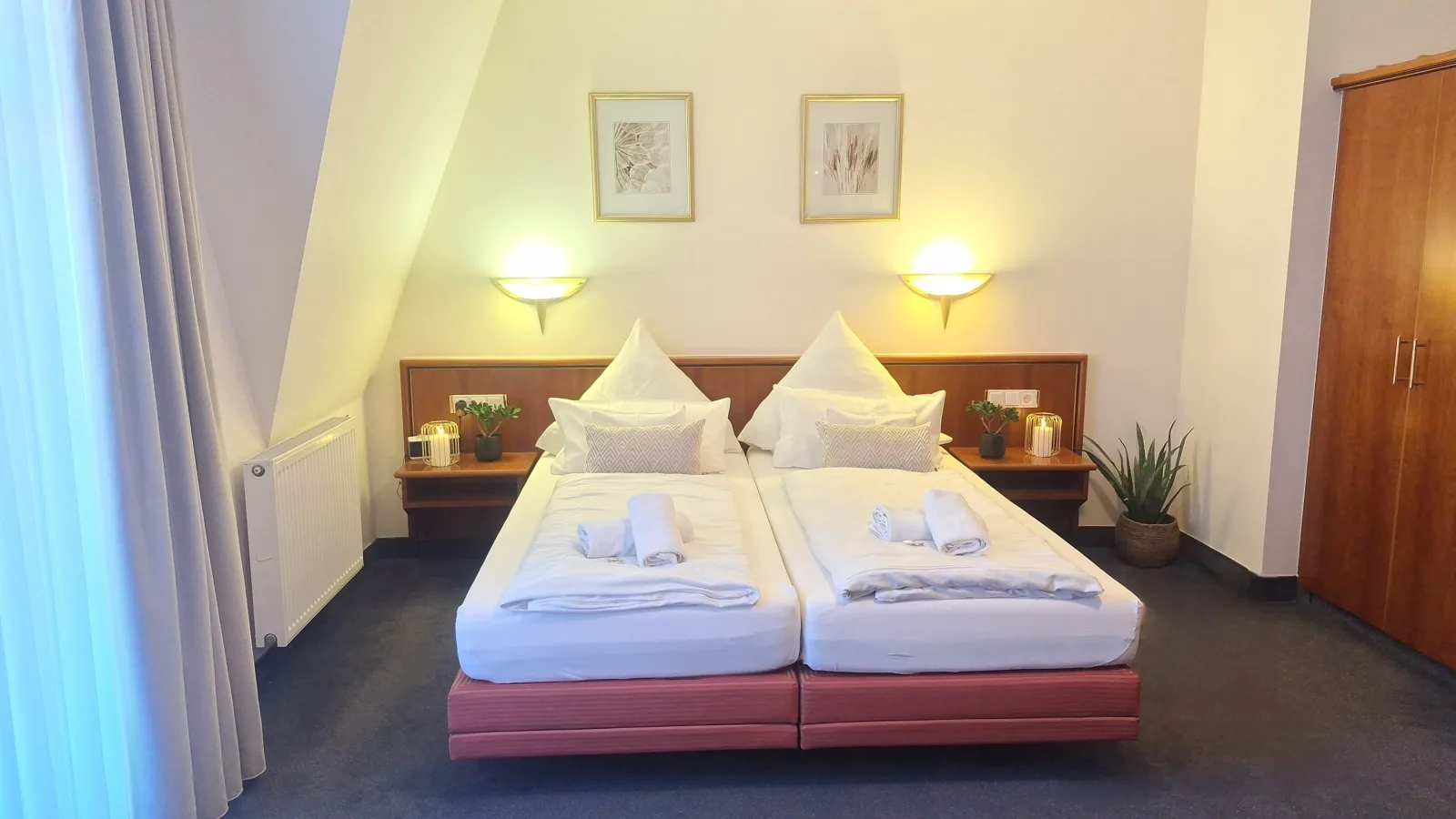 1 Raum Apartment großer Balkon