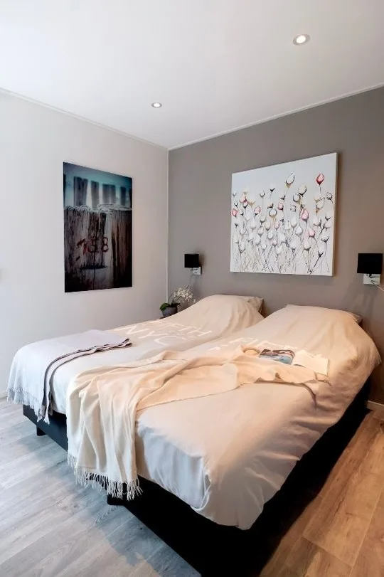 Lifestyle Cube mit Dachterrasse. Meerblick und Strand