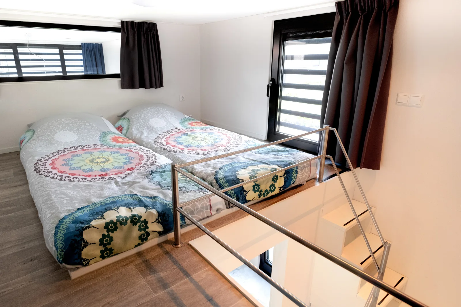 Lifestyle Cube mit Dachterrasse. Meerblick und Strand