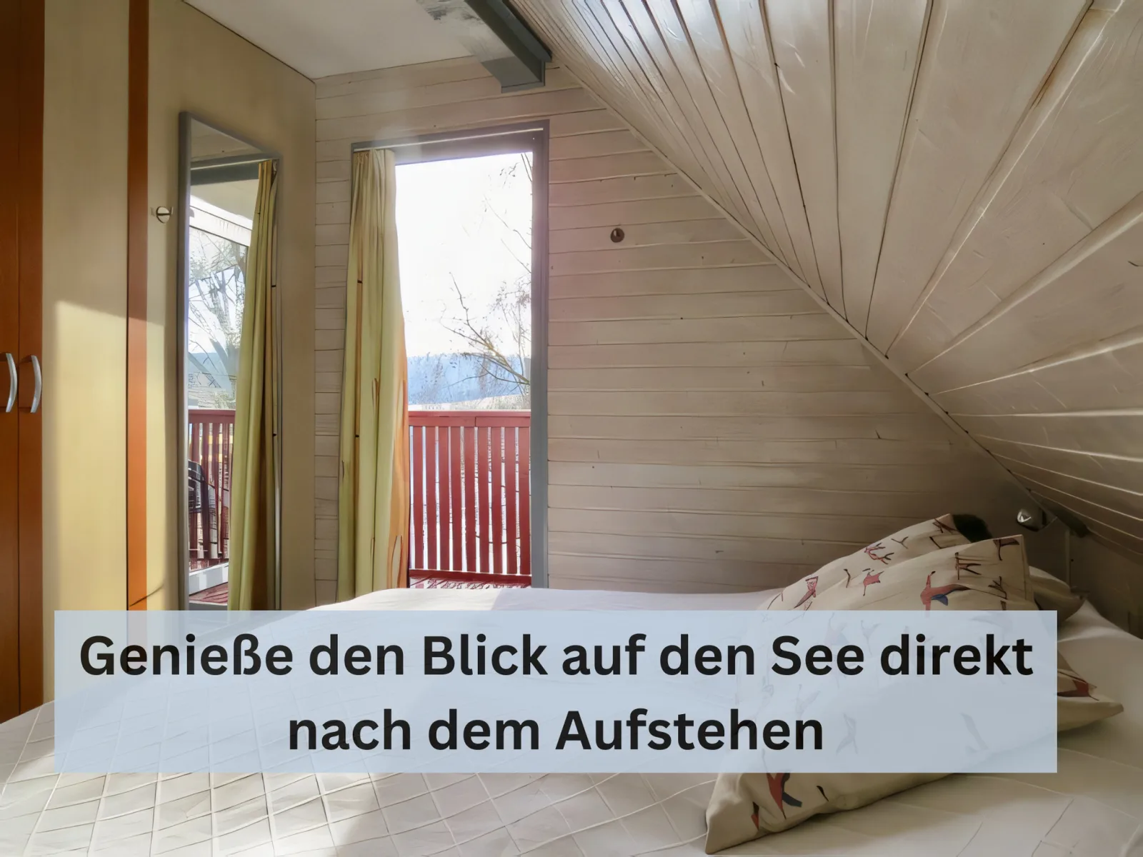 Urlaub mit Seeblick, Kamin und Sauna - Ferienhaus Felix von Mein-Seepark