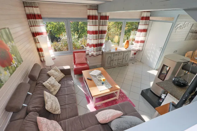 Urlaub mit Seeblick, Kamin und Sauna - Ferienhaus Felix von Mein-Seepark