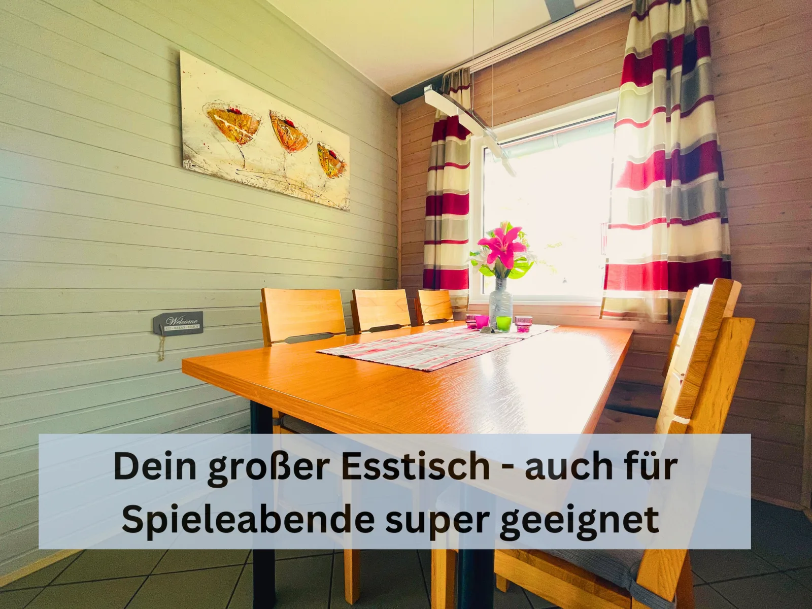 Urlaub mit Seeblick, Kamin und Sauna - Ferienhaus Felix von Mein-Seepark