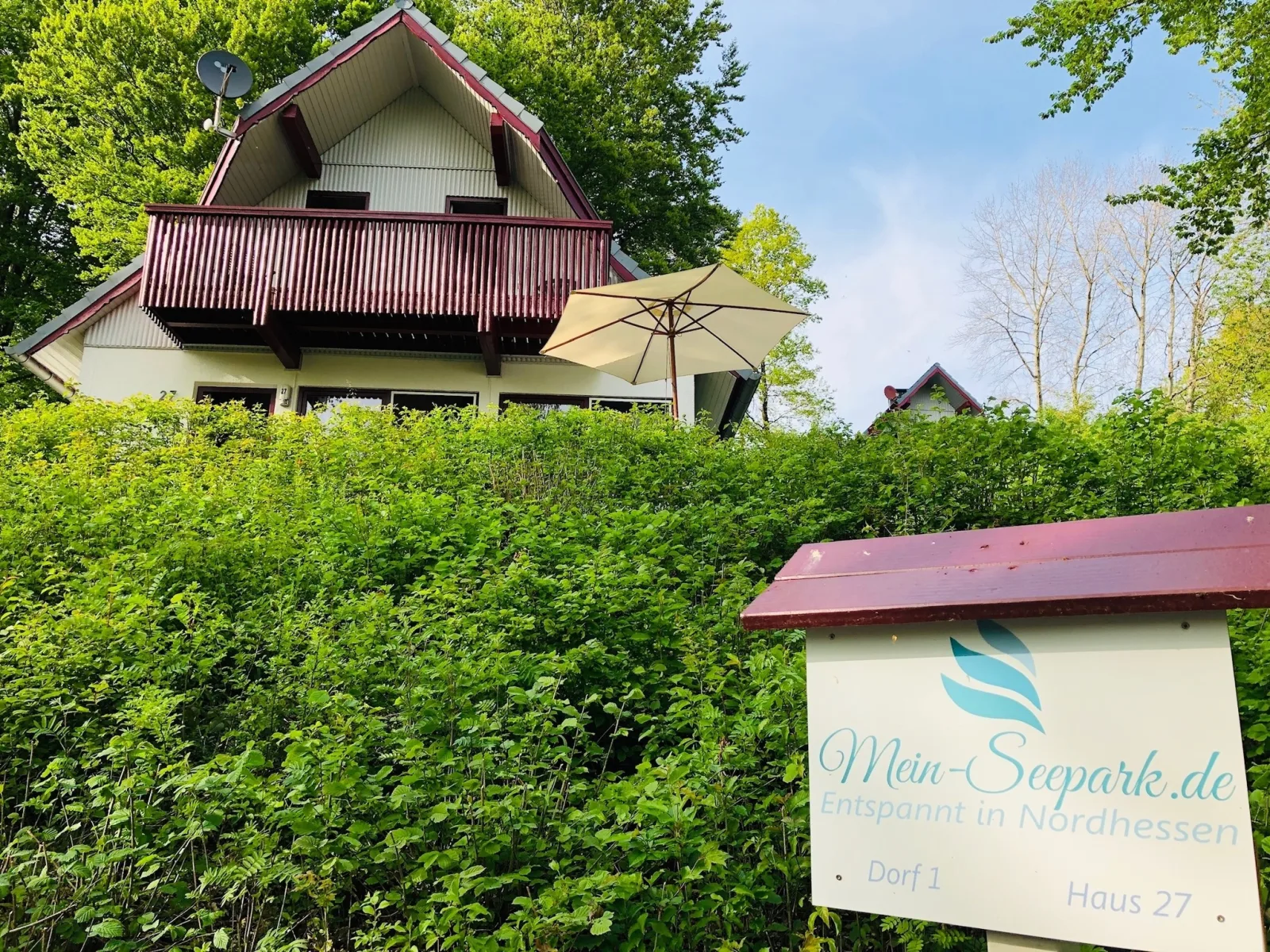 Urlaub mit Seeblick, Kamin und Sauna - Ferienhaus Felix von Mein-Seepark