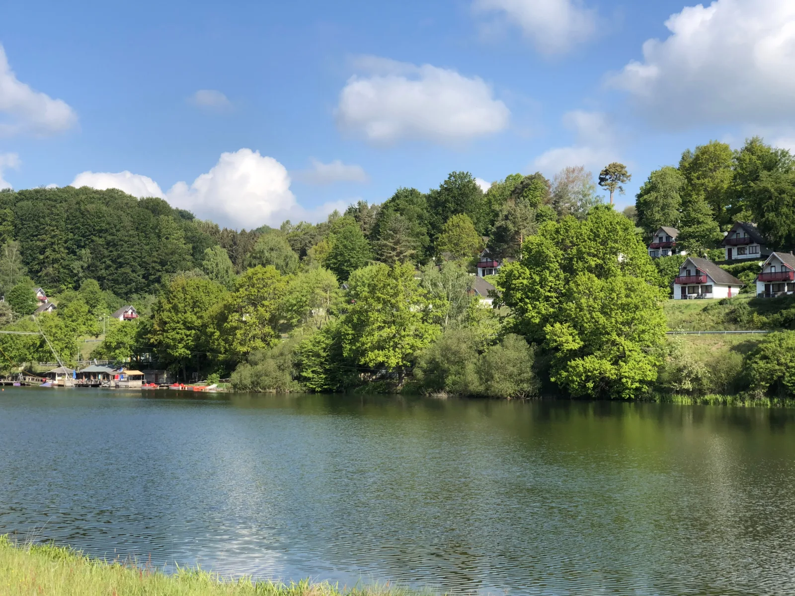 Urlaub mit Seeblick, Kamin und Sauna - Ferienhaus Felix von Mein-Seepark