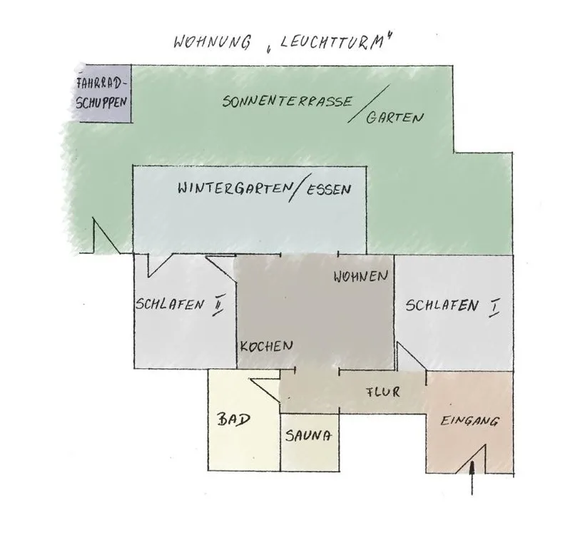 Flip-Flop Ferienwohnung Leuchtturm Büsum, EXKLUSIV, SAUNA