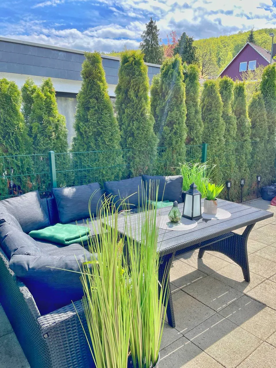 FeWo "Im Grünen" - Terrasse - Parkplatz  - separater Eingang - W-LAN