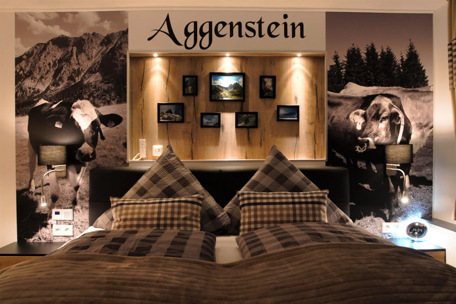 Ferienwohnungen Wolf- Studio/ Zimmer mit Bergblick