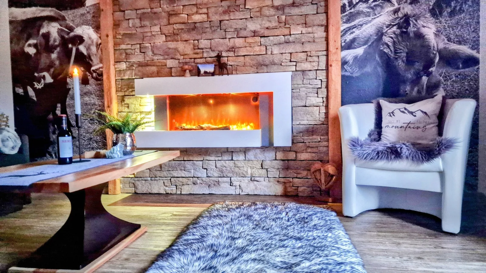 Ferienwohnungen Wolf - Wohnung" Kienberg" mit Bergblick