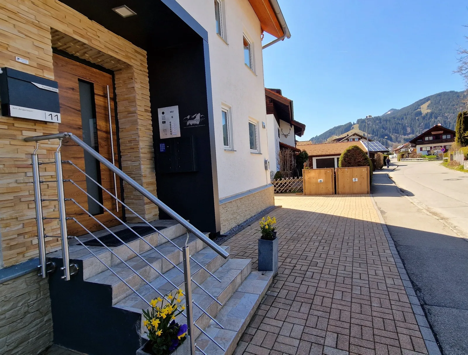 Ferienwohnungen Wolf - Wohnung" Kienberg" mit Bergblick
